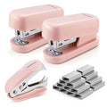 upgraded WORKPRO Mini Stapler with Staples, Pink Stapler Essentials