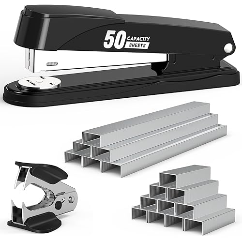 Metal Stapler Heavy Duty 50 Sheet Capacity with 1750 Collection