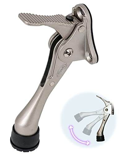 One Touch Kickdown Door Stopper, Door Holder, Heavy for Daily Use